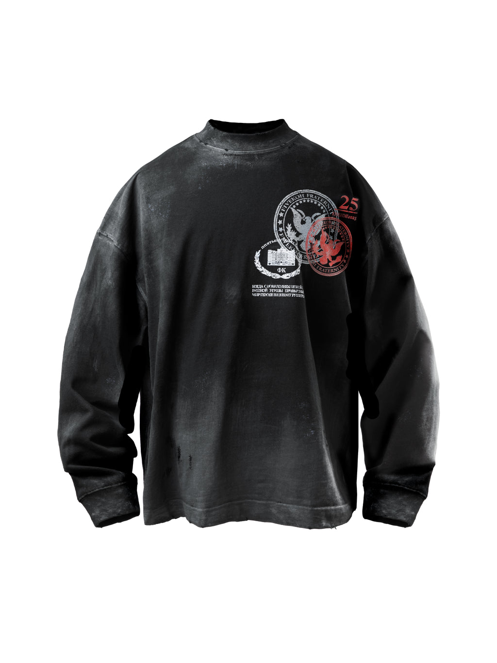 BRUSH-WAXED T-SHIRT