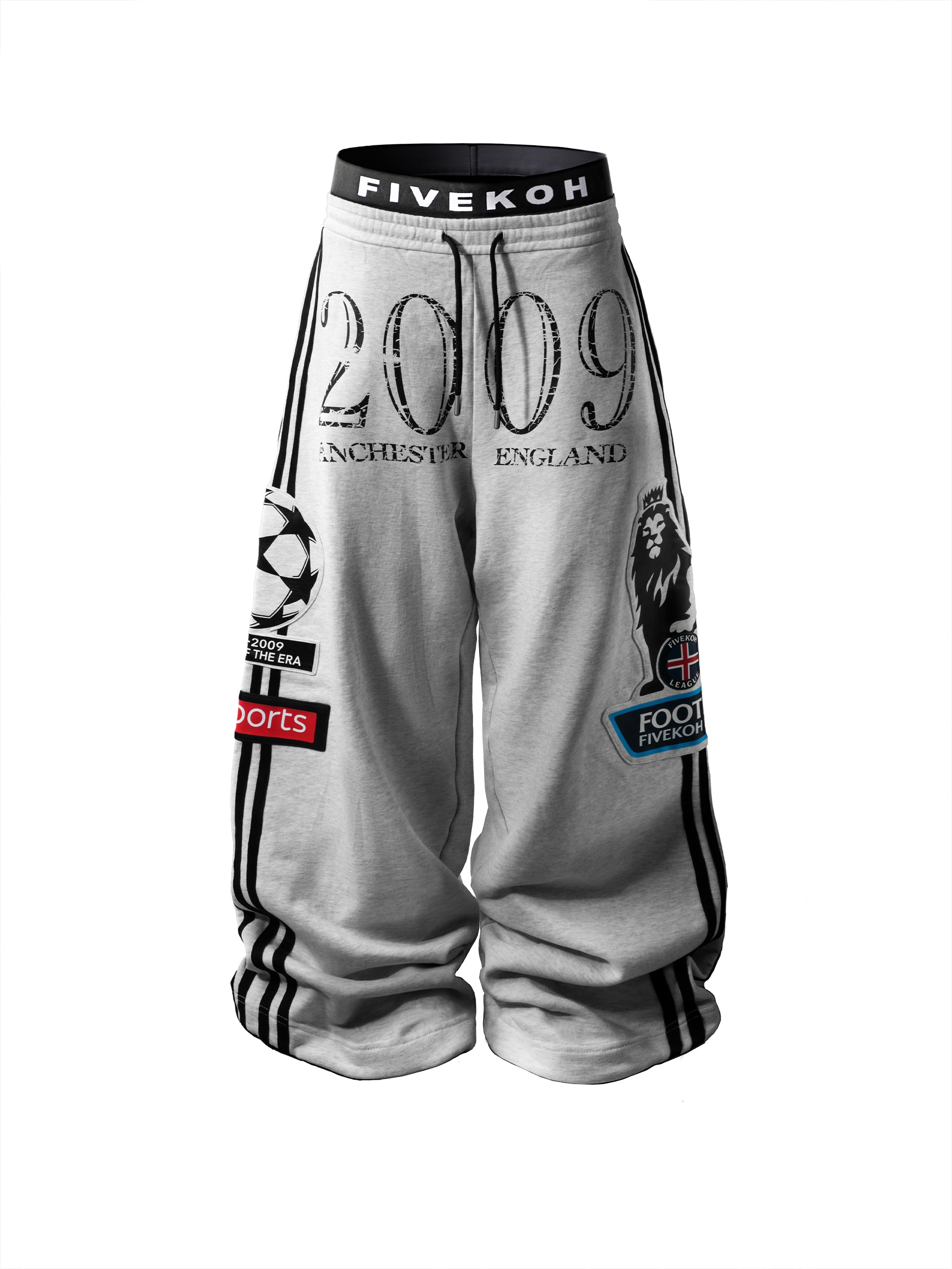 BAGGY SWEATPANTS MELANGE GREY