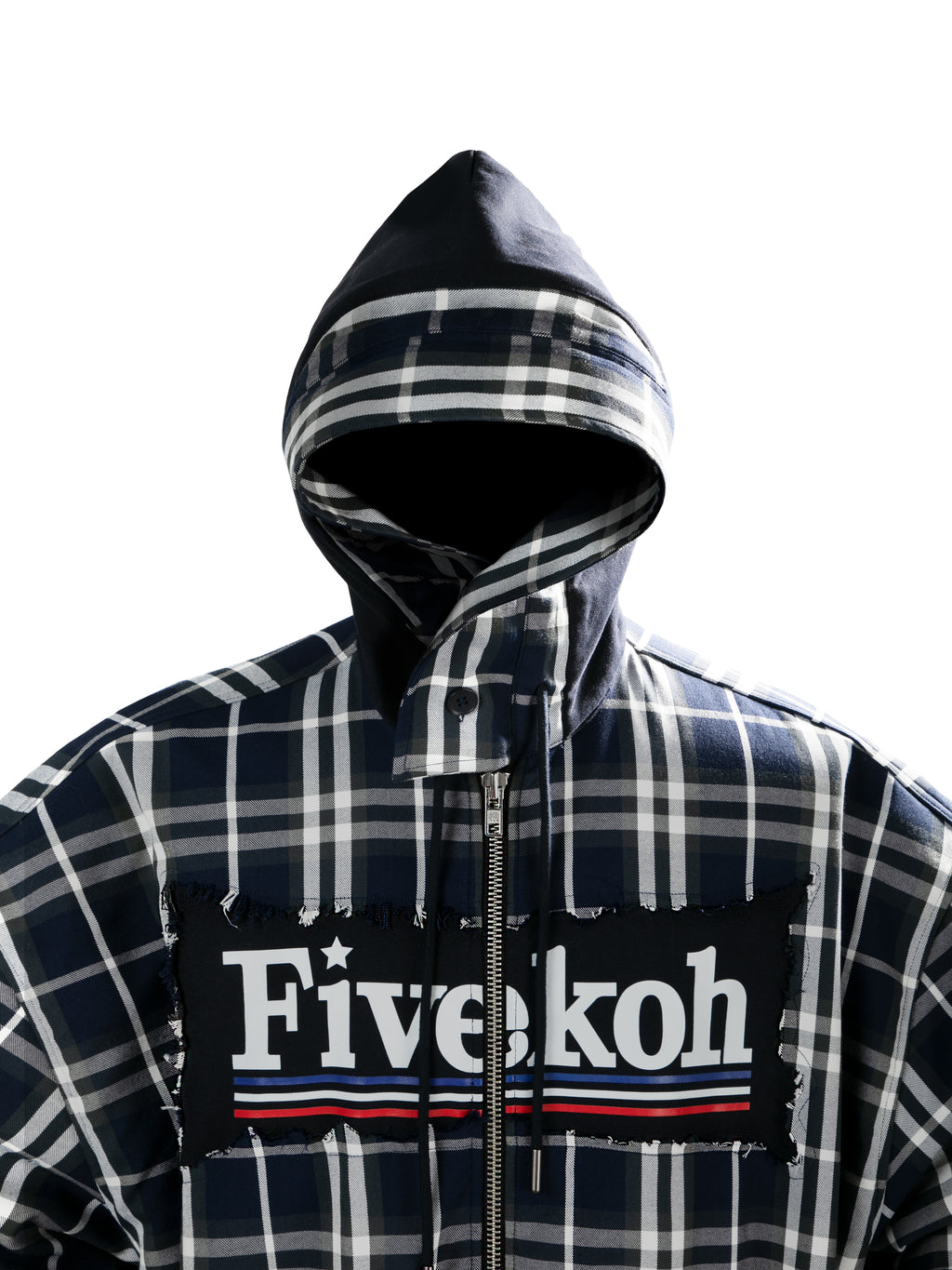 DESTROYED EFFECT DOUBLE HOODIE