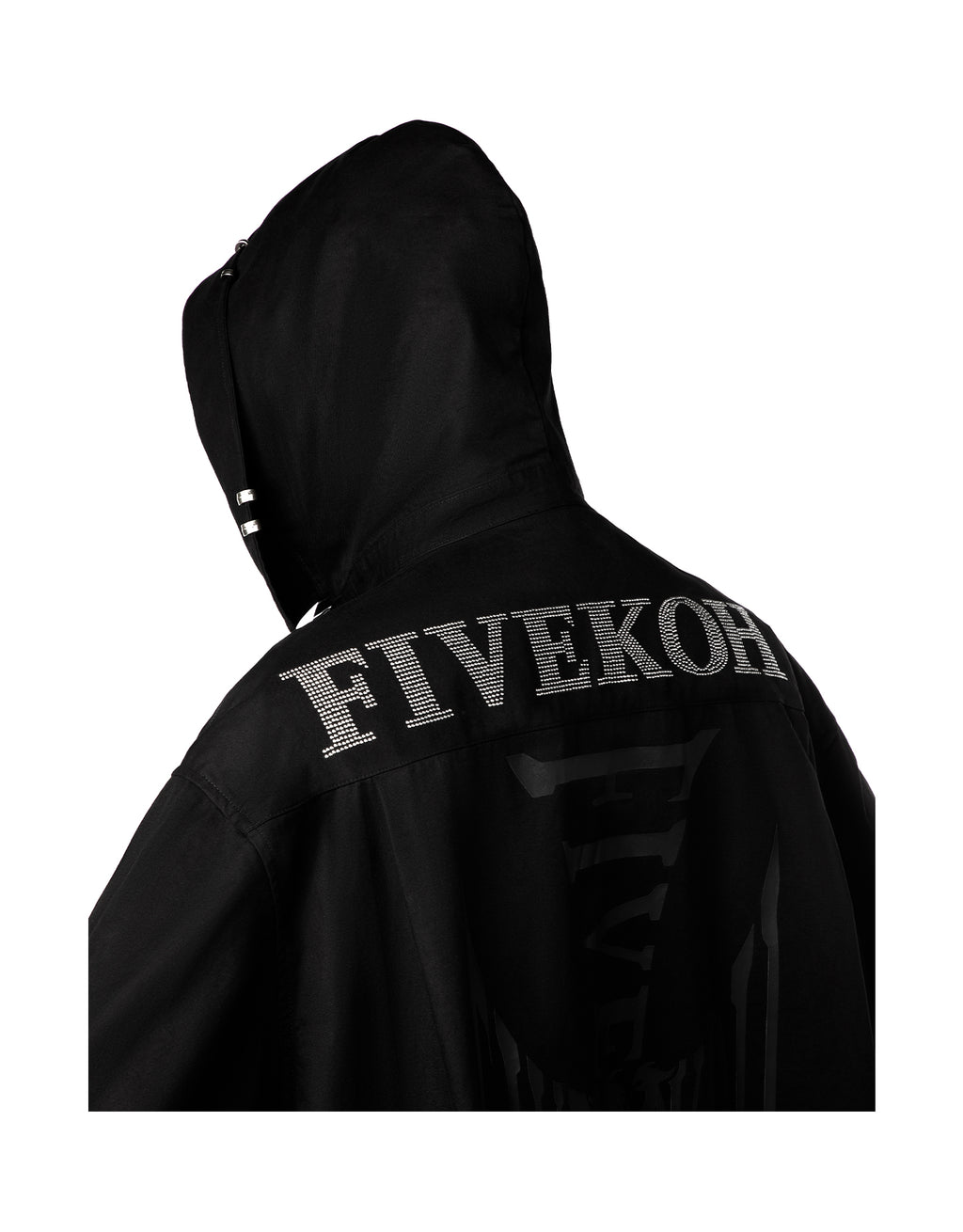 MOSHPIT CUT-UP HOODED SHIRT