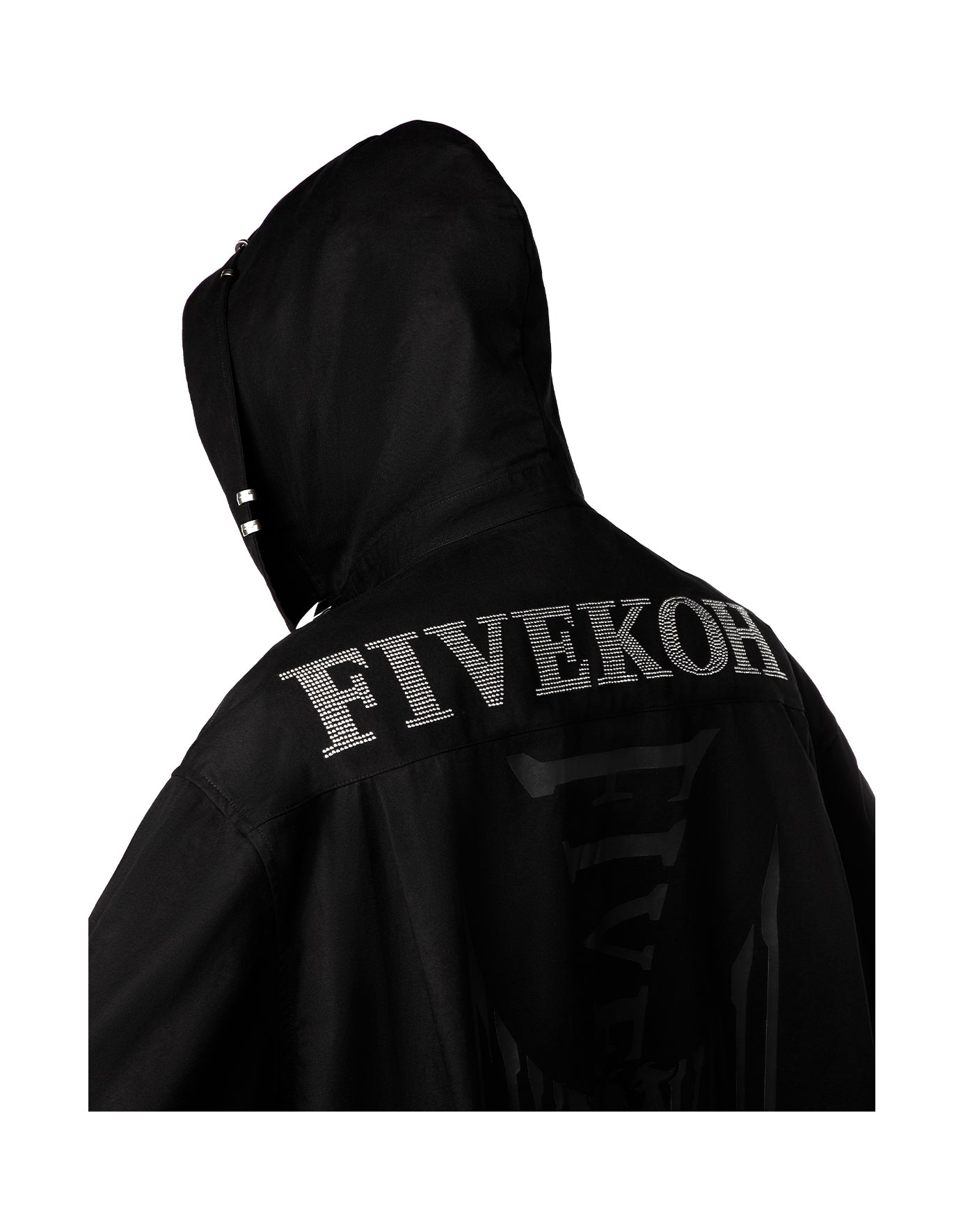 MOSHPIT CUT-UP HOODED SHIRT