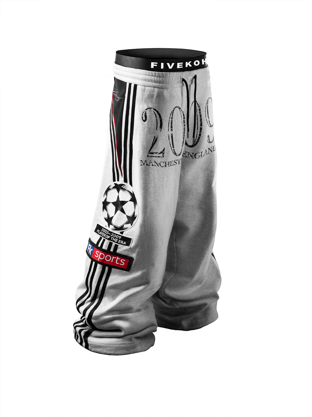BAGGY SWEATPANTS MELANGE GREY