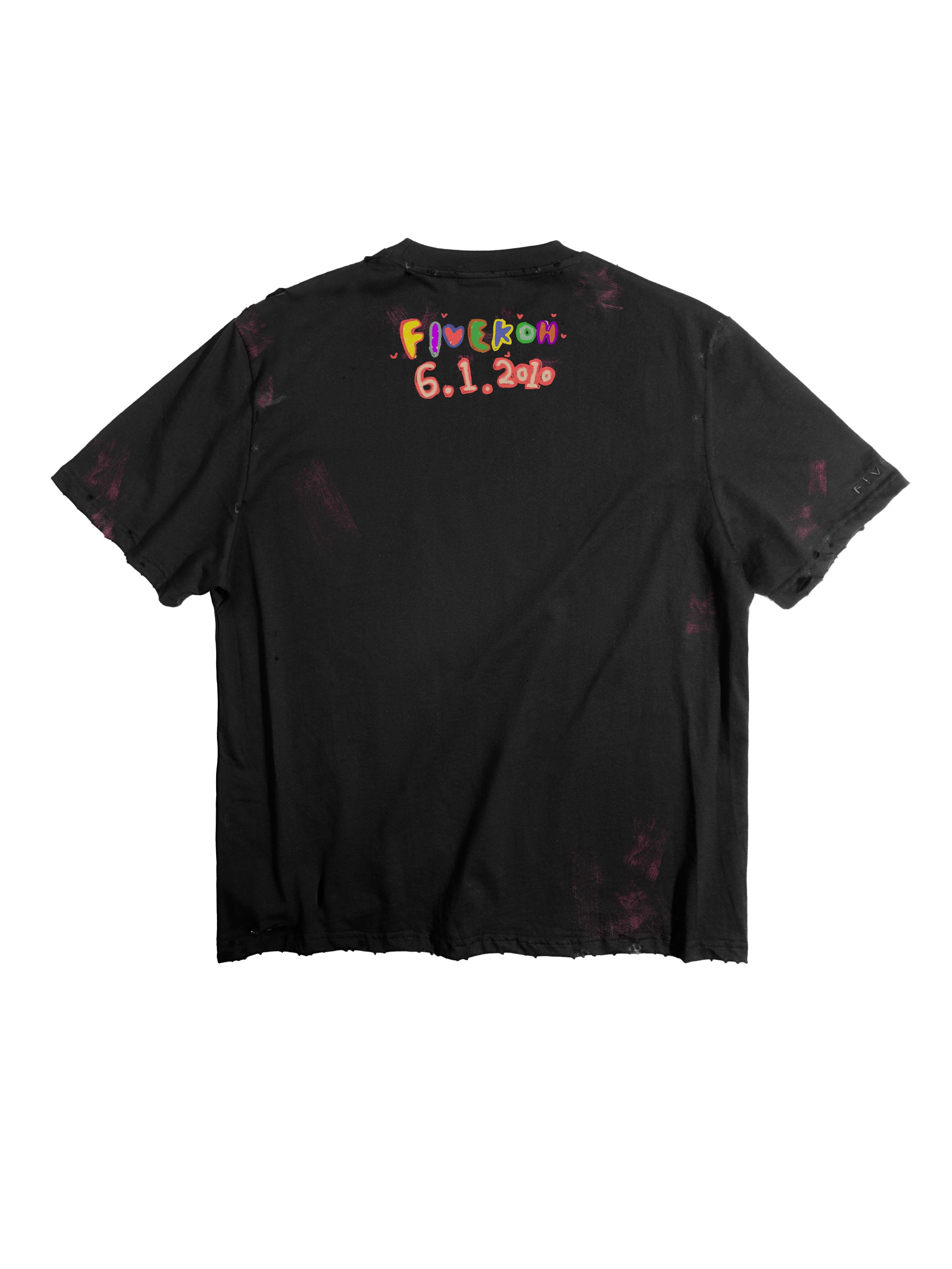 HAND-DRAWN TEXT BOX T-SHIRT