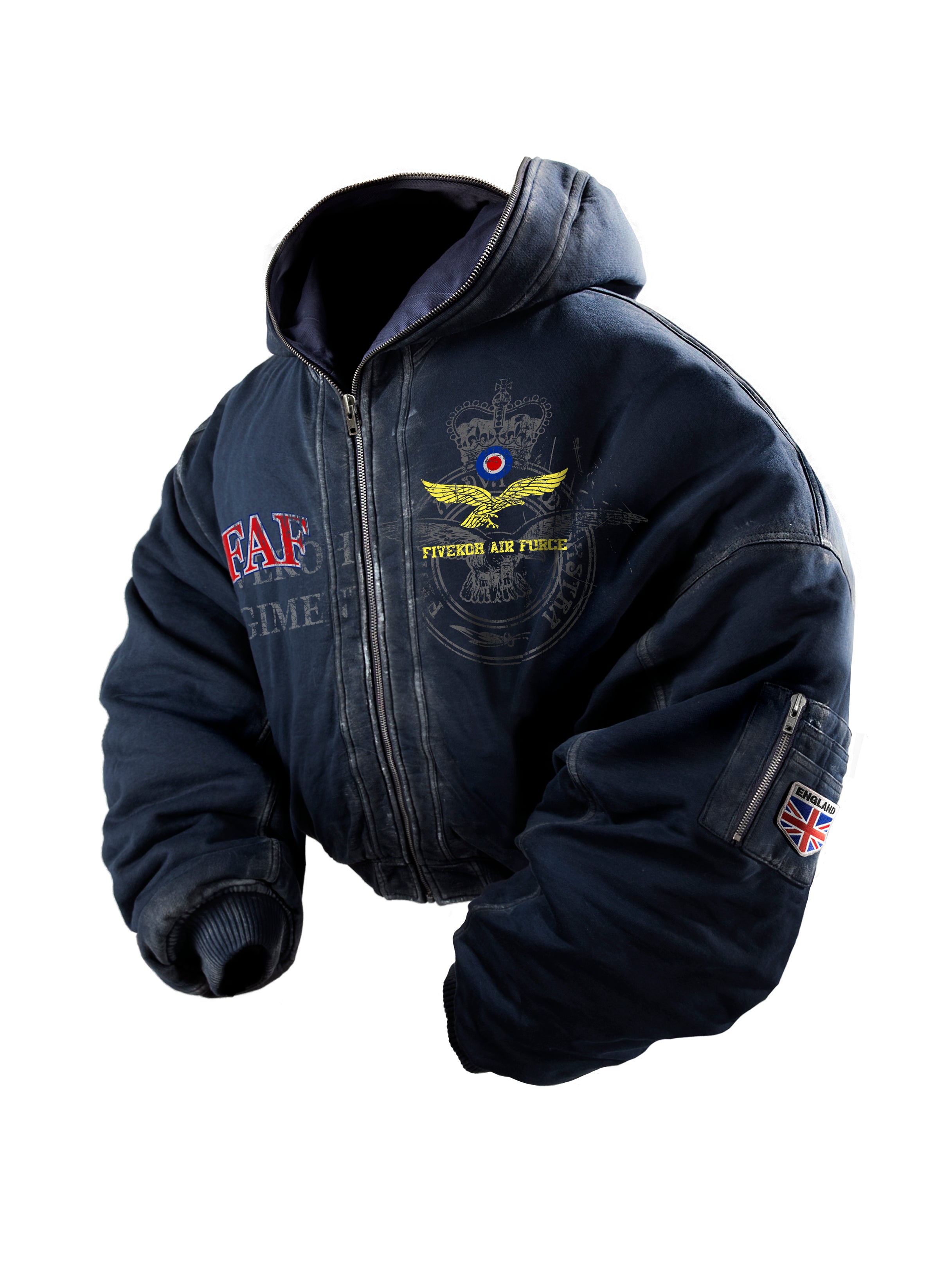 F.A.F. HOODED BOMBER