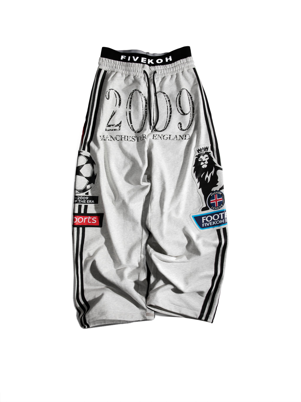 BAGGY SWEATPANTS MELANGE GREY