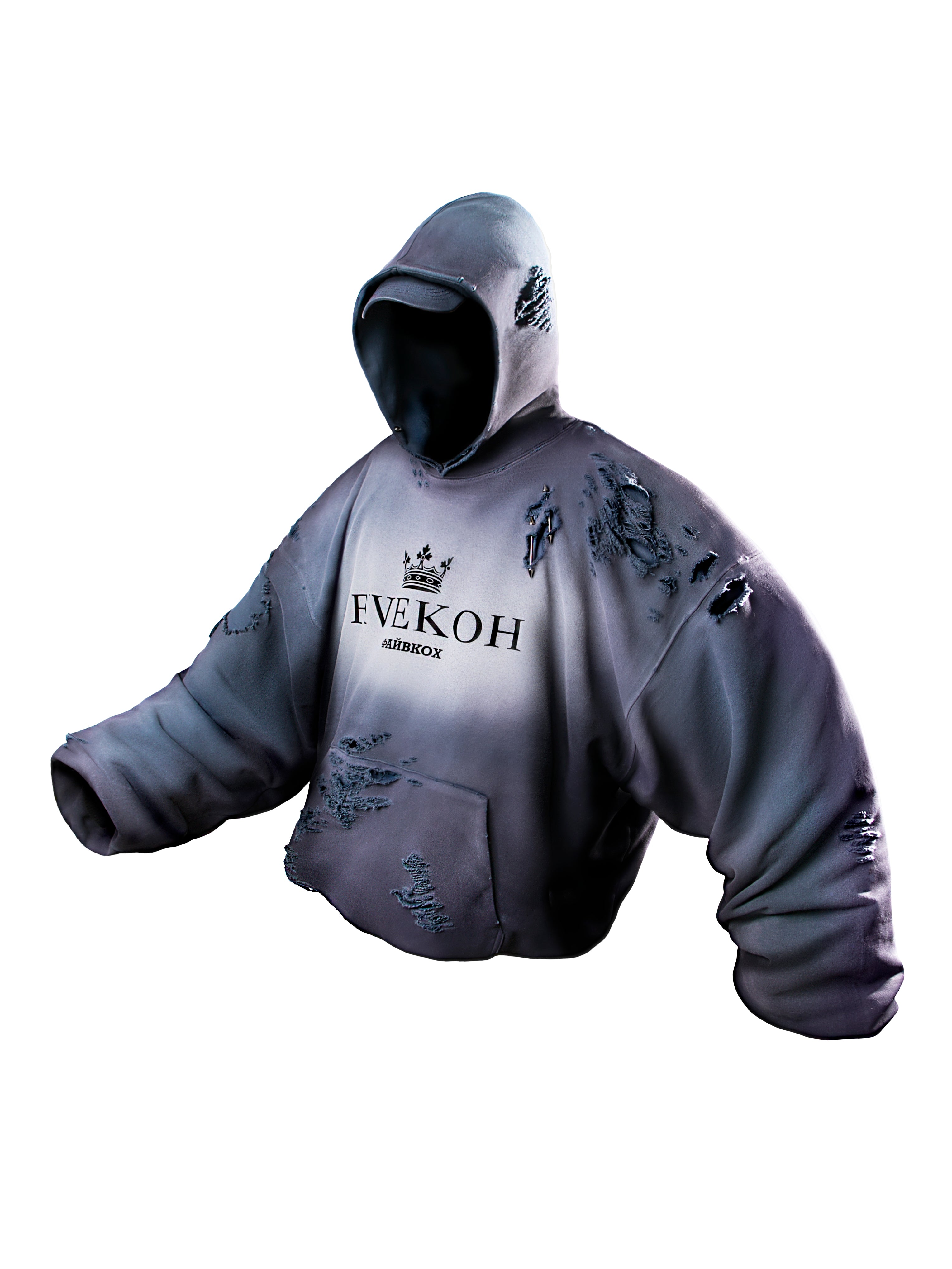 GHOST DOUBLE HOODIE